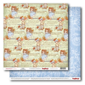 Двусторонняя бумага Мальчик и девочка Мечты 30,5х30,5 см от ScrapBerry's