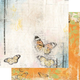 Двосторонній скраппапір Country Garden від Bo Bunny