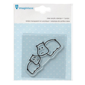 Акриловый штамп My Baby – Hippo, Imaginisce