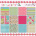 Набір паперу Serendipity 15х15 см 12 аркушів від Dovecraft