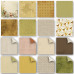 Набір паперу Falling Leaves 15x15 см 16 аркушів First Edition