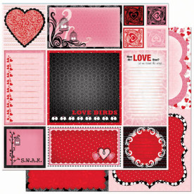 Двусторонняя скрапбумага Crush Cut Outs от Bo Bunny