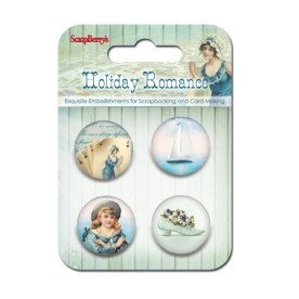 Набір металевих фішок №2 Курортний Роман від ScrapBerry's