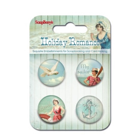 Набор металлических фишек №1 Курортный Роман от ScrapBerry’s