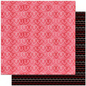 Двосторонній скраппапір Crush Sugar від Bo Bunny