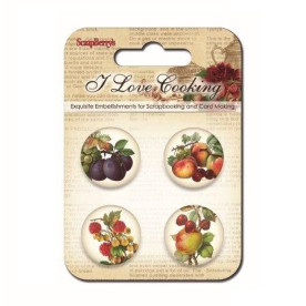 Набір металевих фішок №1 Готуємо Будинки від ScrapBerry's