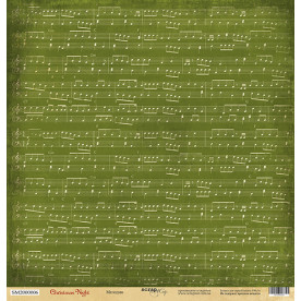 Лист односторонней бумаги Мелодия 30x30 от Scrapmir