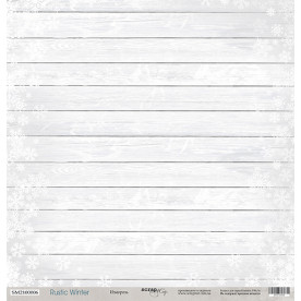 Лист односторонней бумаги Изморозь 30x30 от Scrapmir