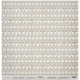 Лист односторонней бумаги Скандинавия 30x30 от Scrapmir