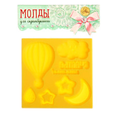 Молд для творчості, Щастя це ти!, 8х8 см, АртУзор