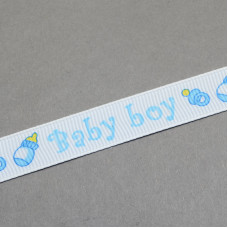 Репсовая лента Baby Boy 14 мм, 90 см
