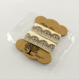 Бавовняна стрічка Візерунок, 20 мм, 1,8 м