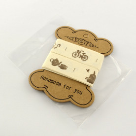 Бавовняна стрічка Вінтаж 20мм, 1,8 м