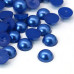 Набір напівперлин синього кольору, 5 мм, 50 шт.