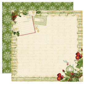 Двусторонняя бумага для скрапбукинга Making a List от Webster's Pages