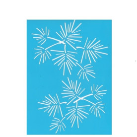 Трафарет «Гілочки їли», 15 * 20 см від Фабрика Декору