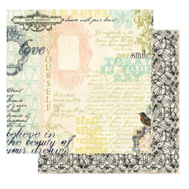 Двосторонній папір для скрапбукінгу Love Yourself від Webster's Pages