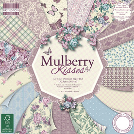 Набор бумаги Mulberry Kisses, 30*30 см, 16 листов от First Edition