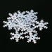 Набор пайеток - снежинки, цвет серебро, 20 мм, 20 шт.