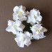 Декоративный цветок гардении белого цвета, 4 см.