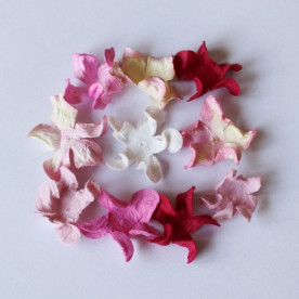 Набір пелюсток гарденії в рожевих тонах 10 шт, 2-3 см