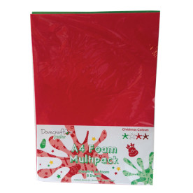 Набір спіненого матеріалу Christmas Multiple Pack, А4, 8 шт від Dovecraft
