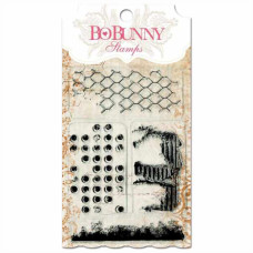 Набор штампов Distressed Textures, 4 шт, Bo Bunny