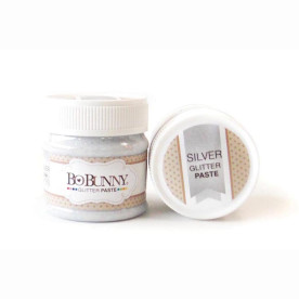 Текстурная паста серебро с блестками ,50 мл от BoBunny