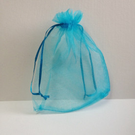 Пакет з органзи, блакитний 14х17 см.