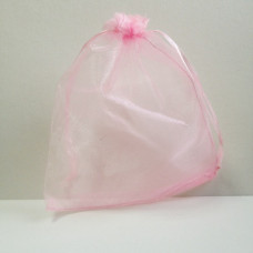 Пакет из органзы, розовый 14х17 см.