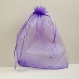 Пакет з органзи, фіолетовий 14х17 см.