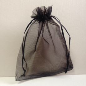 Пакет з органзи, чорний 14х17 см.