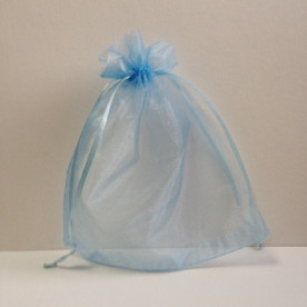 Пакет из органзы, светло-голубой 14х17 см.
