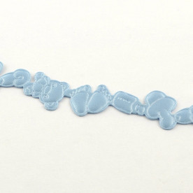 Стрічка - висікання Дитинство, блакитний, 20 мм, 90 см