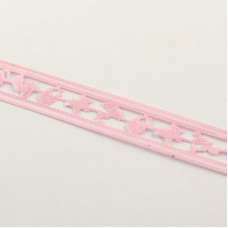 Лента - высечка Для малышки, розовый, 22 мм, 90 см