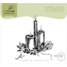 Штамп Свечки  4,1*4,9см Lesia Zgharda