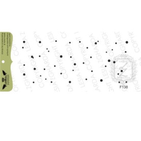 Штамп Снігопад 8,4 * 3,4 см, Lesia Zgharda