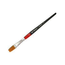 Кисть плоская, синтетика, 101, №18, короткая ручка, Rosa Studio