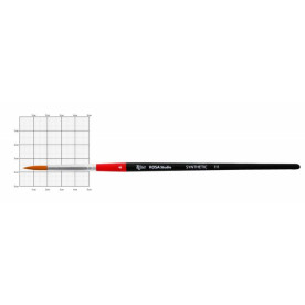 Синтетика кругла, 111, № 4, к.р. пензель ROSA Studio