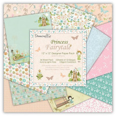Набір паперу Princess Fairytale 30х30 см 12 аркушів від Dovecraft