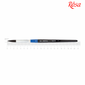 Білка кругла на короткій ручці, 211, № 10, к. р. пензель ROSA Studio