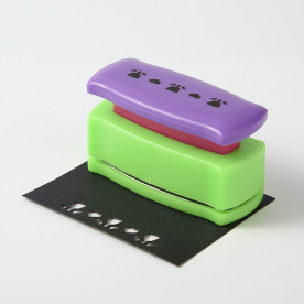 Дырокол бордюрный Тюльпан и Сердечко, узор 07, 27x68x40 мм