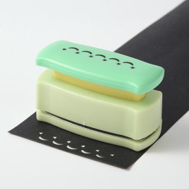 Дырокол бордюрный, узор 06, звезды, 27x68x40 мм