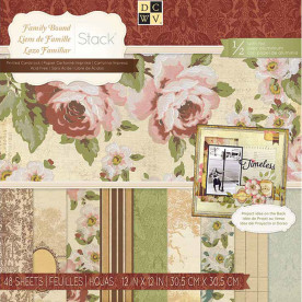 Набір паперу Family Bound, 30 * 30 см, 24 листа від DCWV