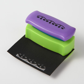 Дырокол бордюрный, узор 12, волна, 27x68x40 мм