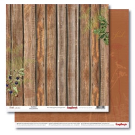Двусторонняя бумага Дубовая Доска 30,5х30,5 см от ScrapBerry's