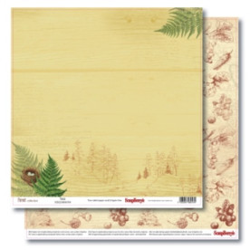 Двусторонняя бумага Грибница 30,5х30,5 см от ScrapBerry's