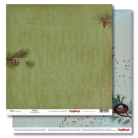 Двусторонняя бумага Сосновый Бор 30,5х30,5 см от ScrapBerry's