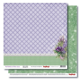 Двусторонняя бумага Снежинки  30,5х30,5 см от ScrapBerry's