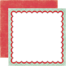 Двусторонняя бумага Scalloped 30х30 см от Echo Park